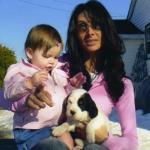 BABY'S FIRST LOVE ... TAYLOR & MOM TANYA & PUP, SUDBURY, ON, CANADA

